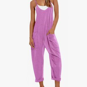 Pink women's jumpsuit